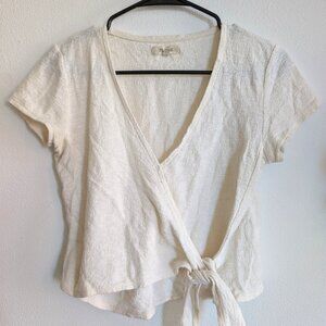 Madewell tie top (XS)